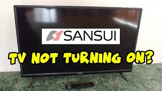 How to Fix Your Sansui TV That Wont Turn On  Black Screen Problem [upl. by Gardiner]