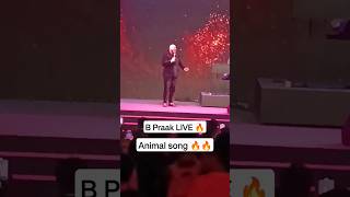 Animal song B Praak  Saari duniya jalaa denge 🔥 LIVE on stage shorts animal bpraak [upl. by Sille686]