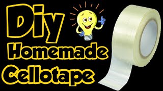 Diy Cellotape  How to make Cellotape at homeHomemade diy transparent tapeCellotape Making at home [upl. by Adley]