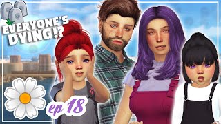 i cant believe shes GONE😢 SIMS IN BLOOM CHALLENGE💜Lavender 18 [upl. by Yared]