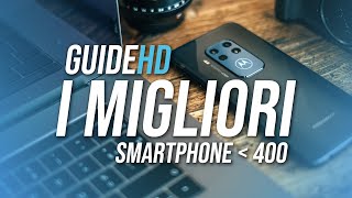 TOP 5 MIGLIORI SMARTPHONE di FASCIA MEDIA fino a 400 EURO  GUIDA ACQUISTO [upl. by Masry]