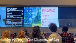 New York【Van Goghs Cypresses May 22nd–August 27th 2023 The Met Fifth Avenue】Walking Tour【4K】 [upl. by Annabelle70]