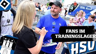 HSVFANS IM TRAININGSLAGER  Präsentiert von König Pilsener [upl. by Ardella]