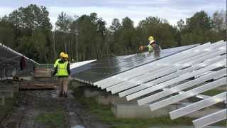 Henkels amp McCoy  Solar Field Installation [upl. by Ecilef]