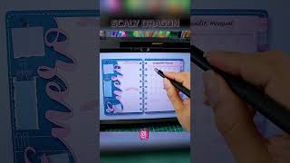 Agenda digital perpetua sin fechas cubierta en azul scalydamadragon [upl. by Ahtanaram]