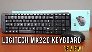 Logitech MK220 Keyboard  Review [upl. by Sirron]