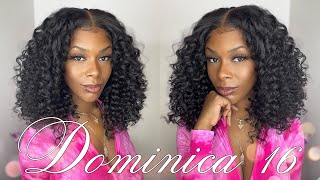 Outre Perfect Hairline Synthetic HD Lace Wig  DOMINICA 16 13x4 lace frontal [upl. by Cortney]