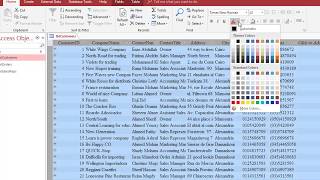 12MS Access Part 12 Datasheet View Tableشرح برنامج الأكسيسالجدول فى وضع [upl. by Pals]