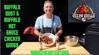 SMOKEYCARTERTHON BUFFALO CHICKEN WINGS [upl. by Kcirdle]