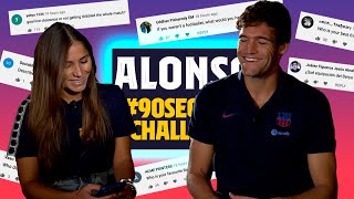 PLAYER THAT SURPRISED YOU THE MOST  MARCOS ALONSO 90SECONDSCHALLENGE [upl. by Alathia]