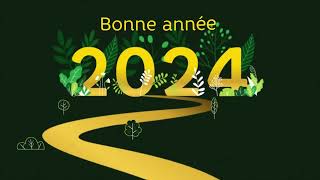 Carte de vœux virtuelle bonne année 2024 🍃☘️ FX181  Vidéostorytelling by Néologis [upl. by Ahsenot]