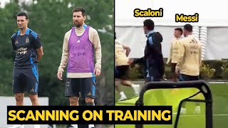 MESSI looks like assistant coach in Argentina final training ahead Bolivia  Football News Today [upl. by Meingoldas]