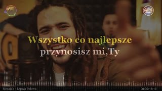 Mesajah  Lepsza Połowa LYRICS [upl. by Eilyab511]