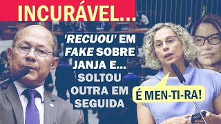 REPARE COMO ELE GRITA NA HORA DA FAKE SOBRE JANJA E FALA BAIXINHO NA HORA DO quotRECUOquot  Cortes 247 [upl. by Beth799]