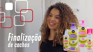 FINALIZAÇÃO DE CACHOS ✨ Conheça a linha Plot Twist de Lola Cosmetics [upl. by Emoraj]