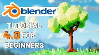 Low Poly Tree in Blender 40 Tutorial  By Malikose Studio [upl. by Niliak]