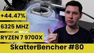 Ryzen 7 9700X Extreme Undervolt amp Overclock to 6325 MHz  SkatterBencher 80 [upl. by Alleyn208]