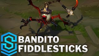 Bandito Fiddlesticks 2020 Skin Spotlight  League of Legends [upl. by Zenobia]