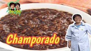 CHAMPORADO PANLASANG PINOY  CHAMPORADO SIMPLE RECIPE  HOW TO COOK CHAMPORADO  MampM FOODS TV [upl. by Einahpets]