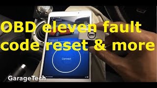 OBD eleven demo fault code read amp reset output test amp live data [upl. by Uri]