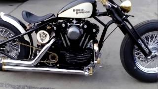 HARLEY EVO SPORTSTER BOBBER 8831200 BIG BORE CONVERSION [upl. by Alexina472]