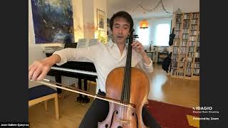 JeanGuihen Queyras Bach Cello Suites  Suite 6 Allemande [upl. by Frisse801]