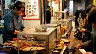 Hong Kong Street Food Stall in Tsim Sha Tsui Kowloon Dai Pai Dong [upl. by Rivers]