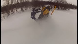 Manitoba Back Country Snowmobile Edit GoPro HD 2014 [upl. by Aivataj]