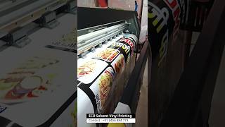 ECO Solvent Vinyl Printing  Digital Printing Machine  XP600 Machine [upl. by Ellehciram]