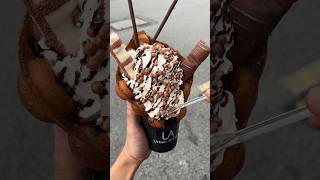 Very Delicious Bubble Waffle 🍦💯😋  Aqsa best foods shorts icecream viral [upl. by Salbu]