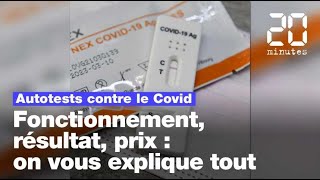 Coronavirus  Manipulation résultat prix on vous explique le fonctionnement des autotests [upl. by Akinom]