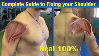 Complete Guide to Shoulder Rehab NO SURGERY NEEDED  Fix Impingement amp Injury Prevention [upl. by Yragerg999]