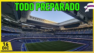 CÉSPED PERFECTO⚠️OBRAS del SANTIAGO BERNABÉU 16 Diciembre 2023 [upl. by Prosperus318]