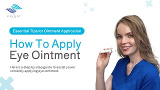 How to Apply Eye Ointment  The Straits Eye Centre [upl. by Ruyam652]