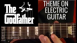 The Godfather Theme Guitar Lesson [upl. by Einnos]