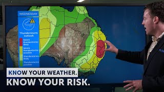 Severe Weather Update 29 November 2023 Heavy persistent rain and storms across eastern Australia [upl. by Lhadnek]