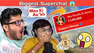 Top 5 highest Superchat  Donation in Indian gaming  CarryIsLive Mortal Scout Mythpat [upl. by Macguiness60]