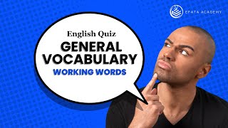 General Vocabulary Working Words [upl. by Liane]