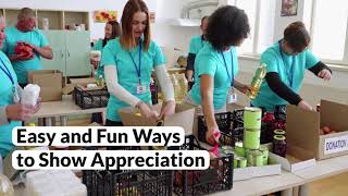 Fresh Volunteer Appreciation Ideas by SignUp [upl. by Arodaeht]