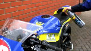 WD40 Motorbike Total Wash  GhostBikescom [upl. by Harwilll]