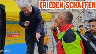 StrackZimmermann fetzt sich mit Demonstranten  16042024 Ravensburg [upl. by Arvie]