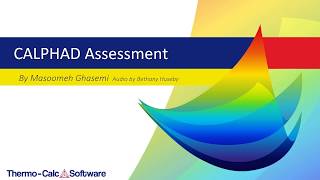 How to do a CALPHAD Assessment using the PARROT Module in ThermoCalc [upl. by Yehs]