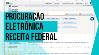 Procuração Eletrônica Receita Federal [upl. by Brandice]