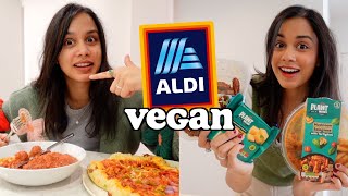 i tried the new aldi vegan range [upl. by Neelhsa]