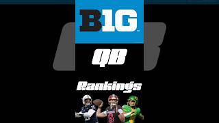 My Big Ten QB Rankings So Far pennstatefootball bigtenfootball [upl. by Hyrup]