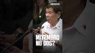 Sen Dela Rosa miyembro ng DDS [upl. by Namara]