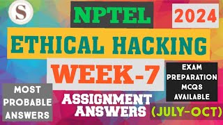 Ethical Hacking  NPTEL Week7 Assignment Answers 2024JULYOCTEthicalHacking nptel skumaredu [upl. by Robyn654]