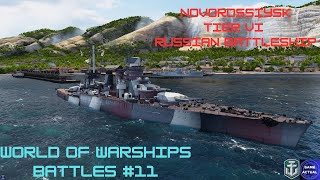 World of Warships Battles 11 Novorossiysk [upl. by Phip]