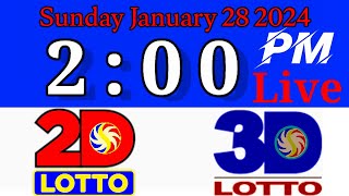 Lotto Result Today Live 2pm January 28 2024  Lotto Result Today Swertres Ez2 [upl. by Martha906]