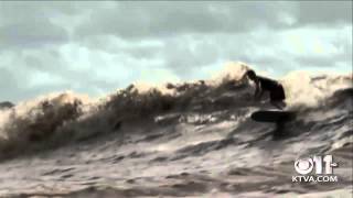 Alaskas bore tide attracts surfers from around the world [upl. by Luap963]